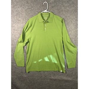 Coolibar Mens Coppitt L/S Weekend Polo‎ Sun Protection UPF 50+ Green Golf